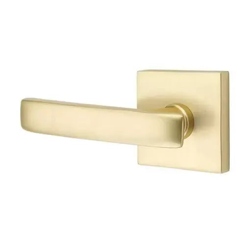 Emtek Geneva Door Lever with Square Rose by Emtek