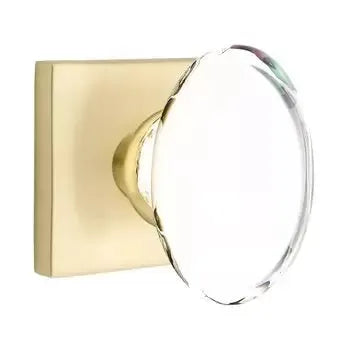 Emtek Hampton Door Knob with Square Rose by Emtek