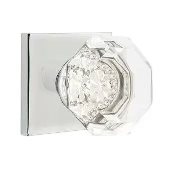 polished chrome door knob