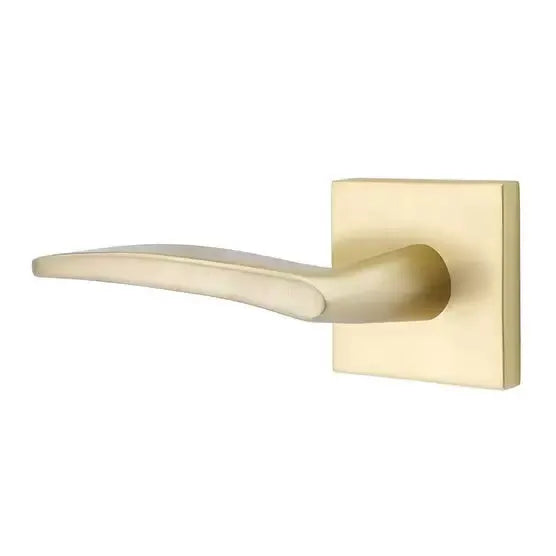 Emtek Poseidon Door Lever with Square Rose by Emtek