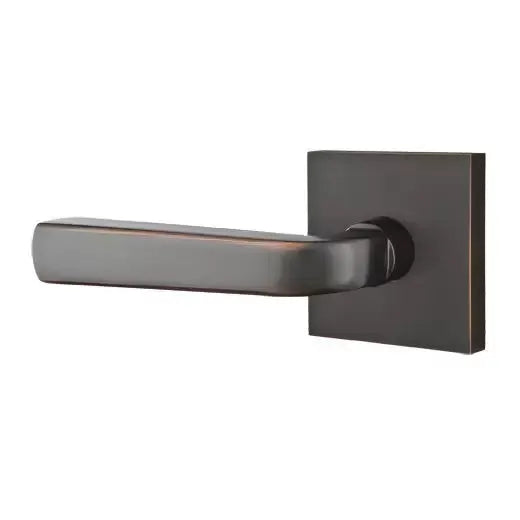 Emtek Sion Door Lever with Square Rose by Emtek