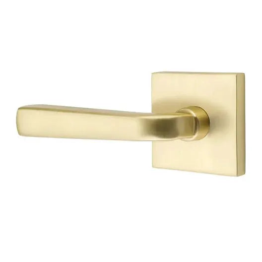 Emtek Sion Door Lever with Square Rose by Emtek