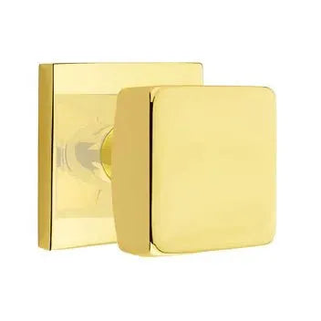 Emtek Square Door Knob with Square Rose by Emtek