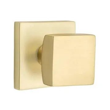 Emtek Square Door Knob with Square Rose by Emtek