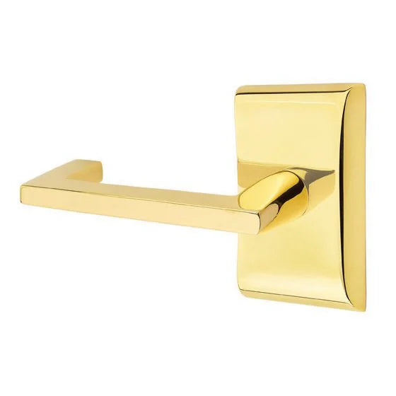 Emtek Argos Door Lever with Neos Rose by Emtek