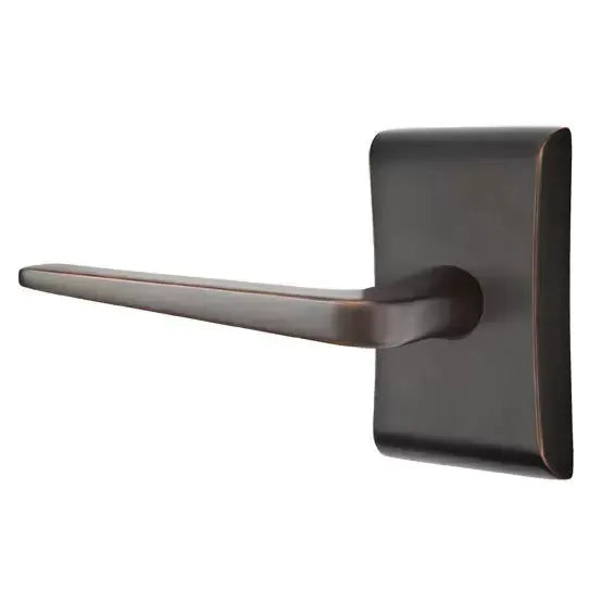 Emtek Athena Door Lever with Neos Rose by Emtek