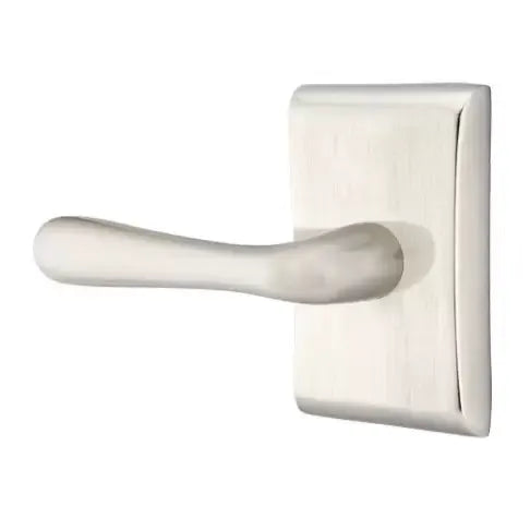 Emtek Basel Door Lever with Neos Rose by Emtek