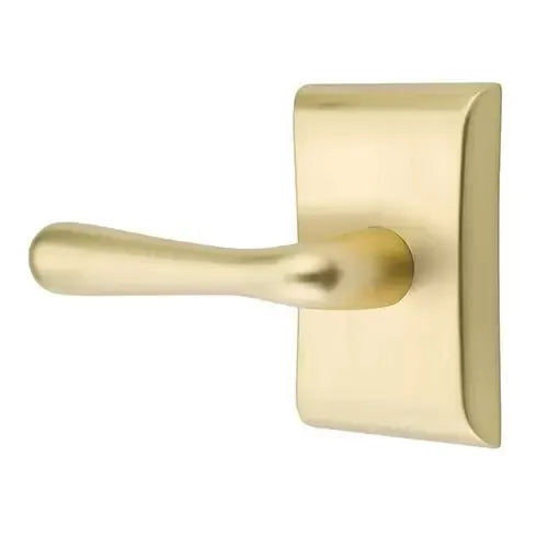 Emtek Basel Door Lever with Neos Rose by Emtek