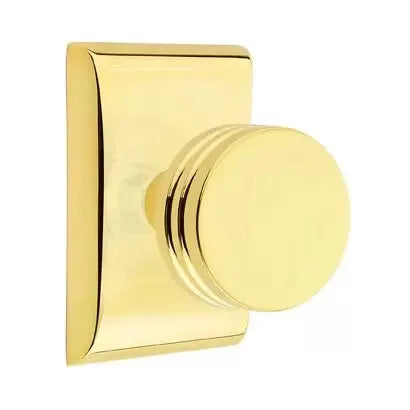 Emtek Bern Door Knob and Neos Rose by Emtek