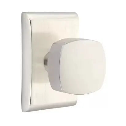 Emtek Freestone Door Knob and Neos Rose by Emtek