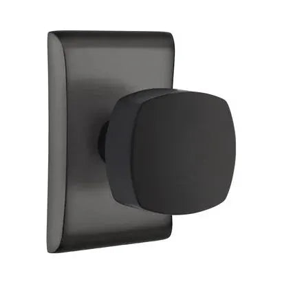 Emtek Freestone Door Knob and Neos Rose by Emtek