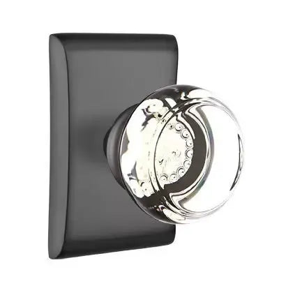 Emtek Georgetown Door Knob with Neos Rose by Emtek
