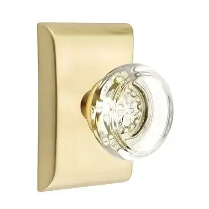 Emtek Georgetown Door Knob with Neos Rose by Emtek