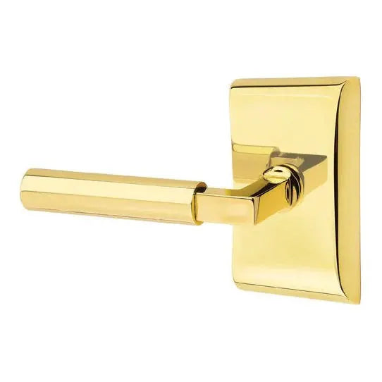 Emtek Hercules Door Lever with Neos Rose by Emtek