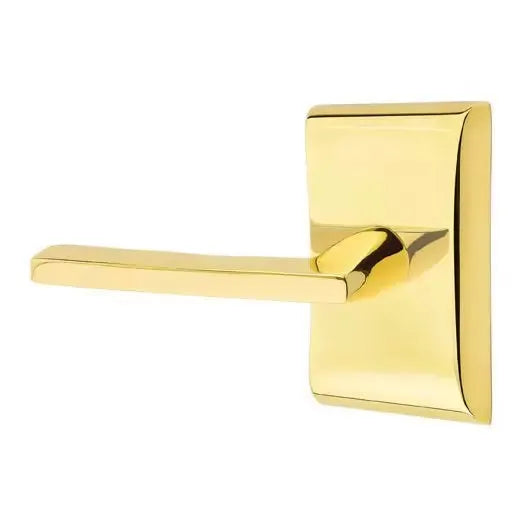 Emtek Helios Door Lever with Neos Rose by Emtek