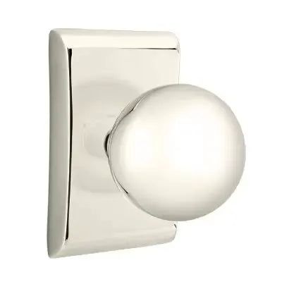 Emtek Orb Door Knob with Neos Rose by Emtek