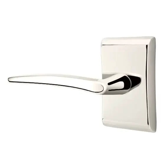 Emtek Poseidon Door Lever with Neos Rose by Emtek