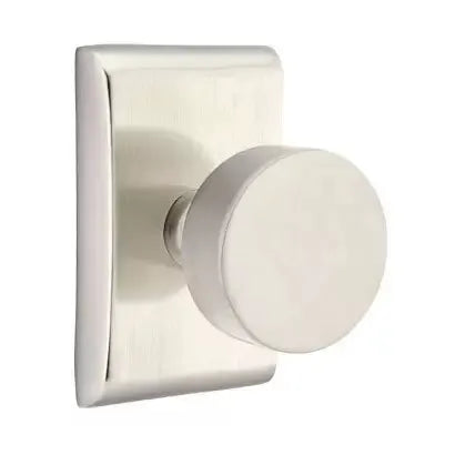 Emtek Round Door Knob and Neos Rose by Emtek