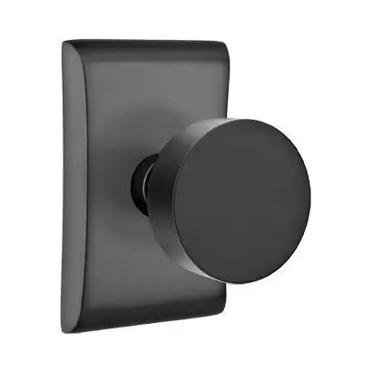 Emtek Round Door Knob and Neos Rose by Emtek