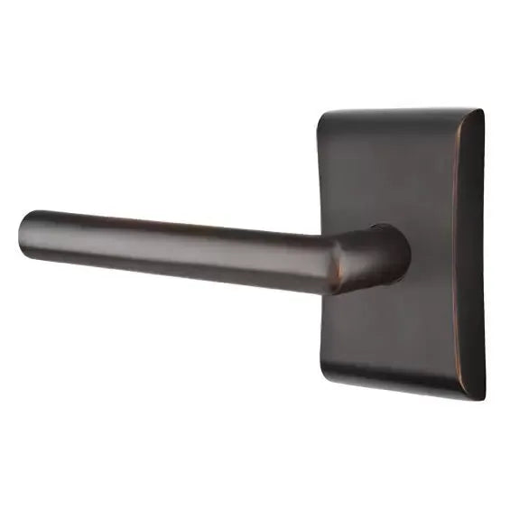 Emtek Stuttgart Door Lever with Neos Rose by Emtek