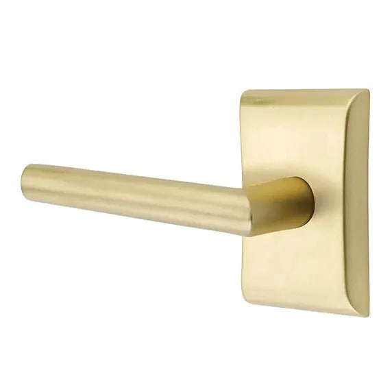 Emtek Stuttgart Door Lever with Neos Rose by Emtek