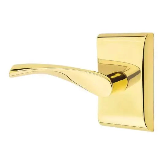 Emtek Triton Door Lever with Neos Rose by Emtek