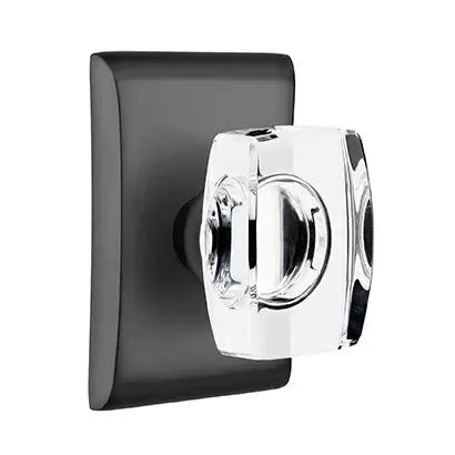 Emtek Windsor Door Knob with Neos Rose by Emtek