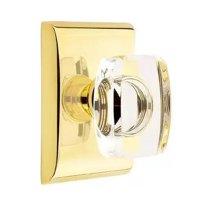 Emtek Windsor Door Knob with Neos Rose by Emtek