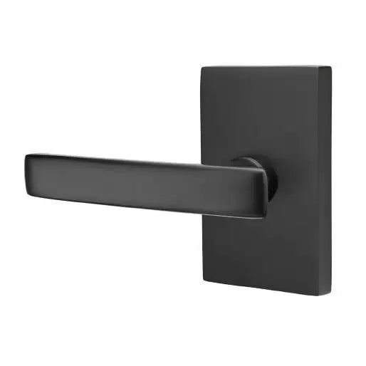 Emtek Geneva Door Lever with Modern Rectangular Rose