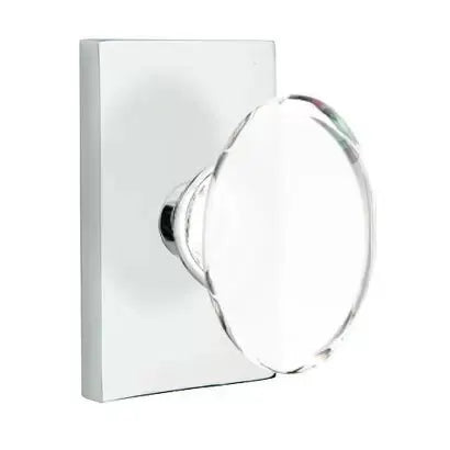 polished chrome door knob