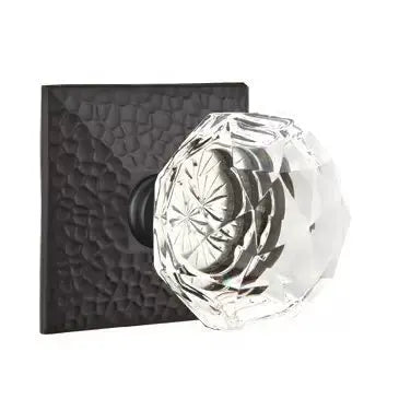 flat black door knob