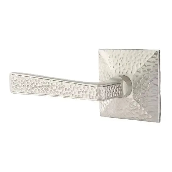 Emtek Hammered Door Lever with Hammered Rose by Emtek