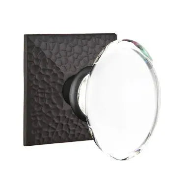 flat black door knob