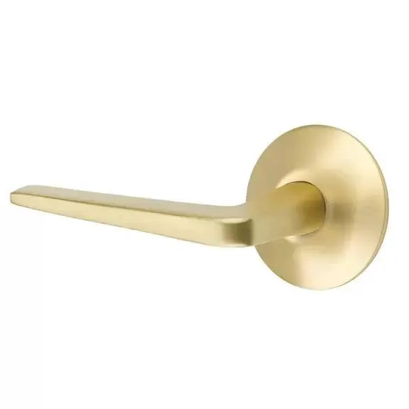 Emtek Athena Door Lever with Modern Rose by Emtek