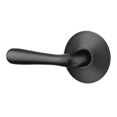 Emtek Basel Door Lever with Modern Rose by Emtek