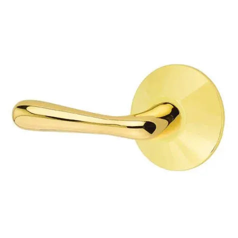 Emtek Basel Door Lever with Modern Rose by Emtek