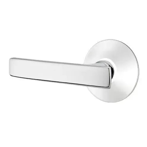 polished chrome door lever