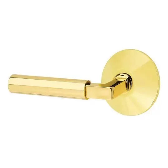 Emtek Hercules Door Lever with Modern Rose by Emtek