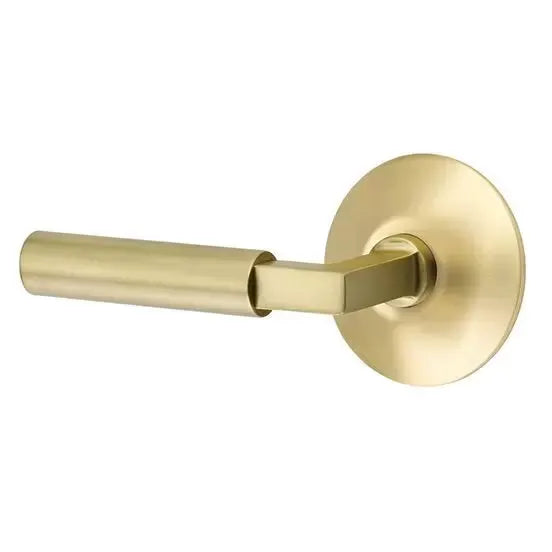 Emtek Hercules Door Lever with Modern Rose by Emtek