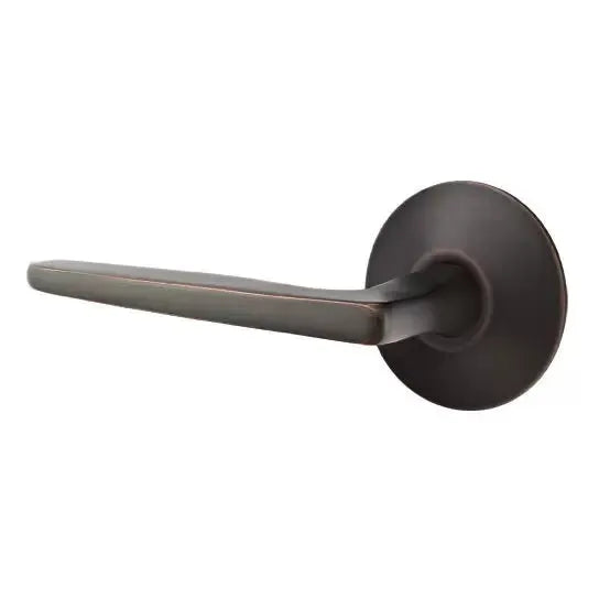 Emtek Hermes Door Lever with Modern Rose by Emtek