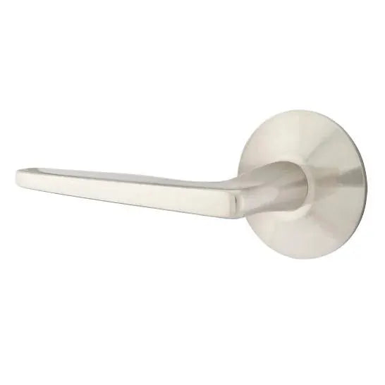 Emtek Hermes Door Lever with Modern Rose by Emtek