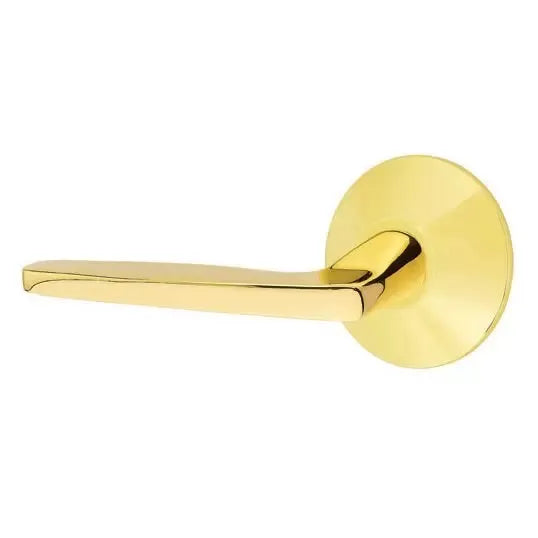Emtek Hermes Door Lever with Modern Rose by Emtek