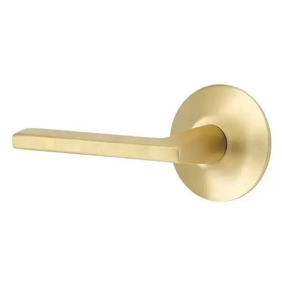 Emtek Helios Door Lever with Modern Rose by Emtek
