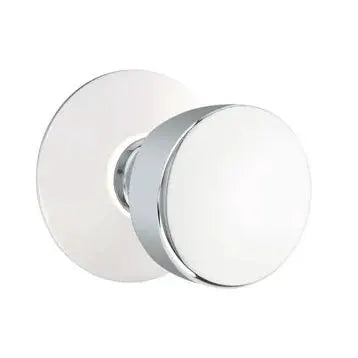 polished chrome door knob