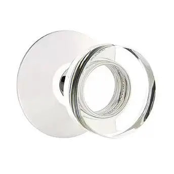 polished chrome door knob