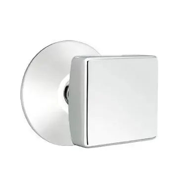 polished chrome door knob