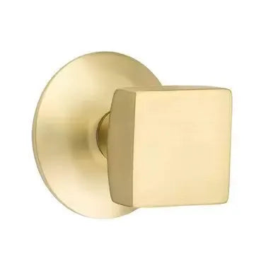 Emtek Square Door Knob and Modern Rose by Emtek