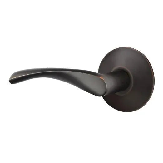 Emtek Triton Door Lever with Modern Rose by Emtek