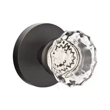 Emtek Astoria Door Knob with Disk Rose by Emtek