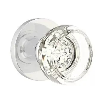 polished chrome door knob